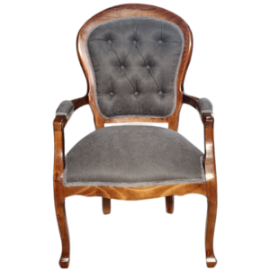 Sitial Clasico tapiz Gris