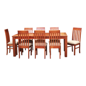 Comedor de madera 8 sillas mesa rectangular