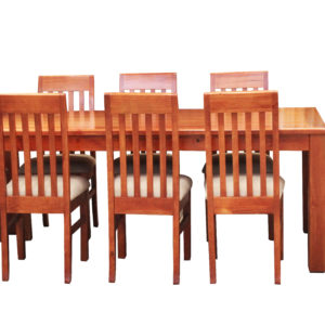 Comedor de madera 8 sillas mesa rectangular