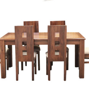 Comedor de madera 6 sillas mesa rectangular