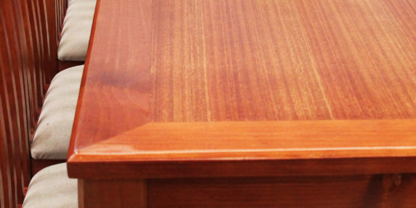 Comedor de madera 8 sillas mesa rectangular - Imagen 6