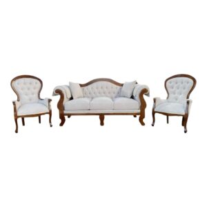 Living Normando con Presidenciales Tela Beige (Premium)