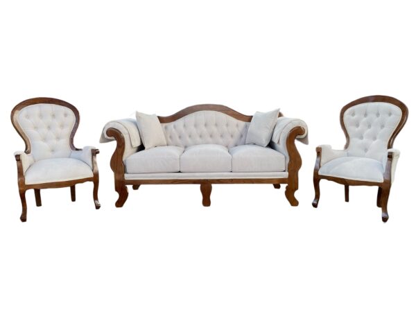 Living Normando con Presidenciales Tela Beige (Premium)