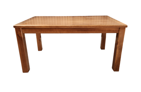 Comedor 6 sillas - Nogal- Tapiz Chocolate - Imagen 4