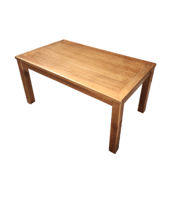 Comedor 6 sillas - Nogal- Tapiz Chocolate - Imagen 5