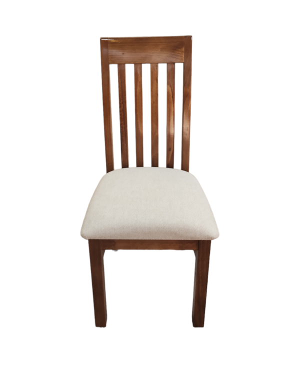 Comedor de madera 8 sillas nogal-beige - Imagen 3