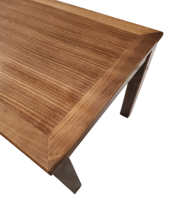 Comedor de madera 8 sillas nogal-beige - Imagen 7
