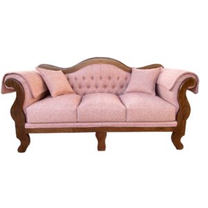 Sofá Normando Rosa en Madera de Castaño