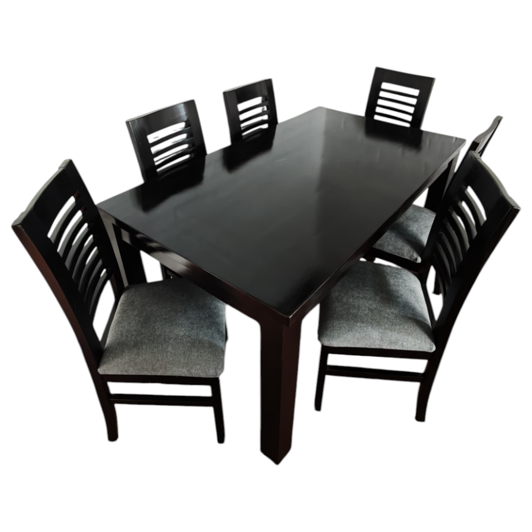 Juego de comedor 6 sillas Modelo Ébano. Juego de comedor 6 sillas Modelo Ébano 1