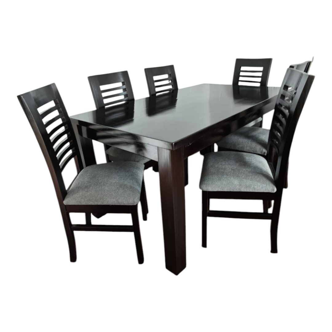 Juego de comedor 6 sillas Modelo Ébano. Juego de comedor 6 sillas Modelo Ébano 3