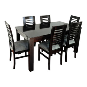 Juego de comedor 6 sillas Modelo Ébano