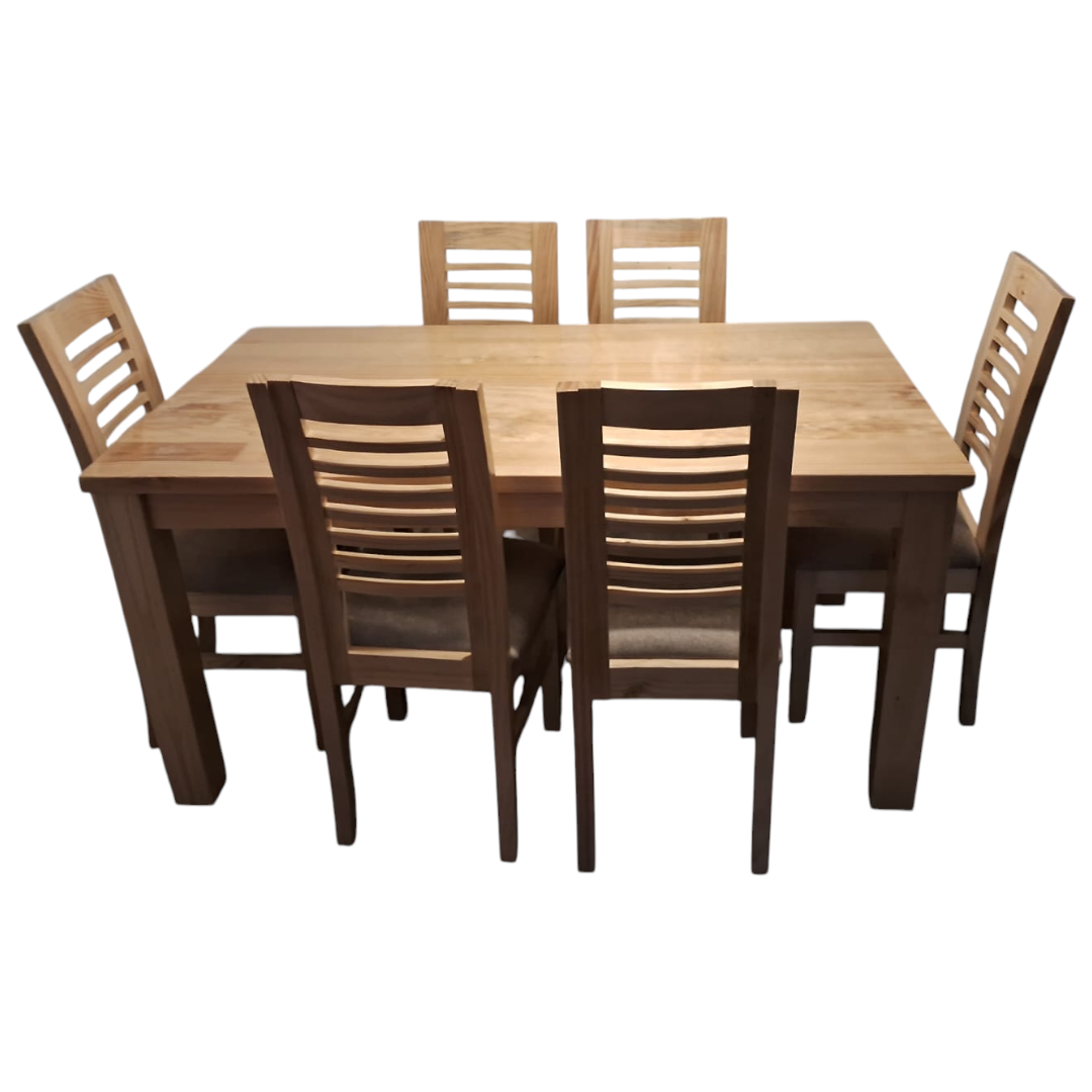 Juego de comedor 6 sillas modelo Puerto Príncipe Juego de comedor 6 sillas modelo Puerto Príncipe - Imagen 3