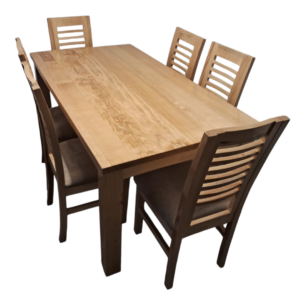 Juego de comedor 6 sillas modelo Puerto Príncipe