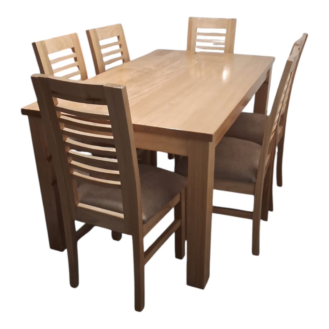 Juego de comedor 6 sillas modelo Puerto Príncipe Juego de comedor 6 sillas modelo Puerto Príncipe - Imagen 4