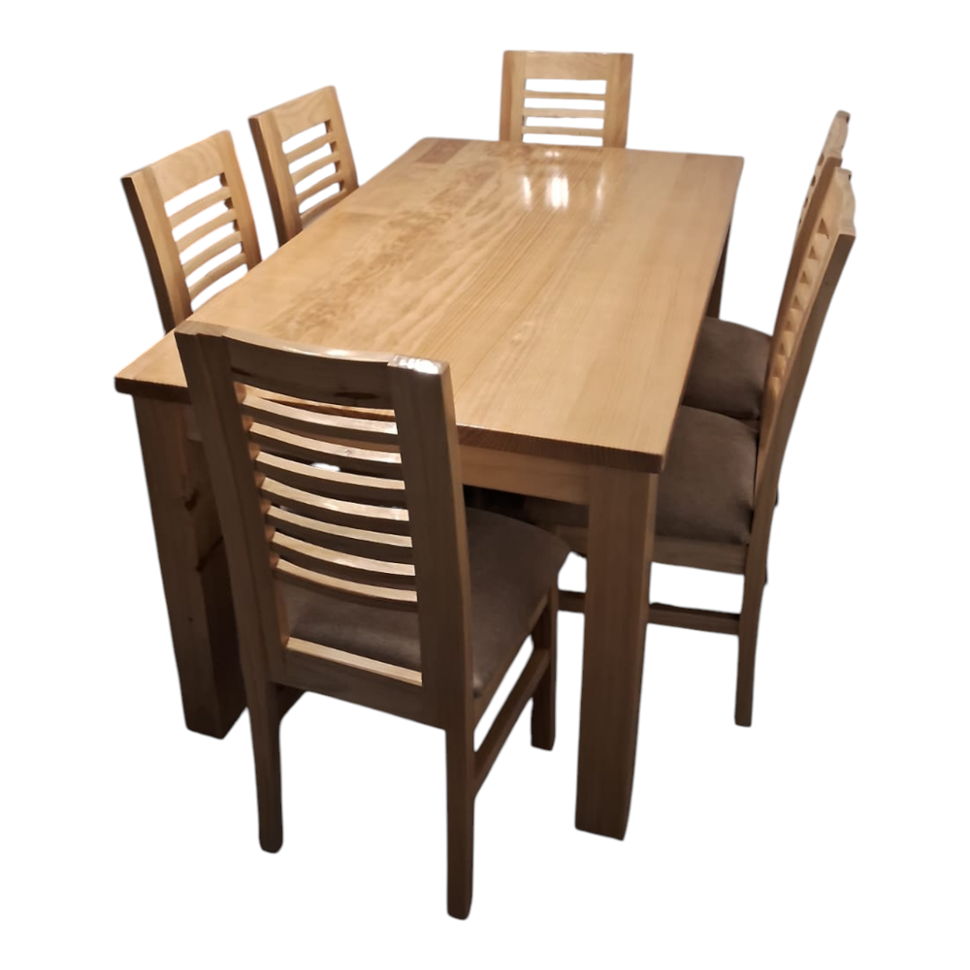Juego de comedor 6 sillas modelo Puerto Príncipe Juego de comedor 6 sillas modelo Puerto Príncipe - Imagen 2